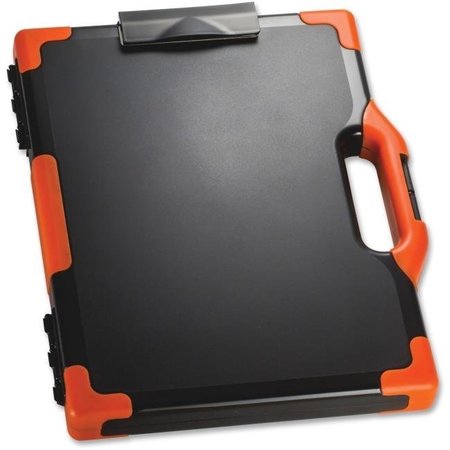 OIC OIC OIC83326 Carry Clipboard Box; Black & Orange OIC83326